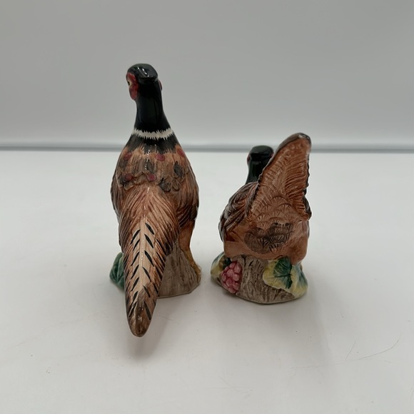 1990s Fitz and Floyd Pheasant Salt and Pepper Shakers - a Pair - Picture 5 of 16